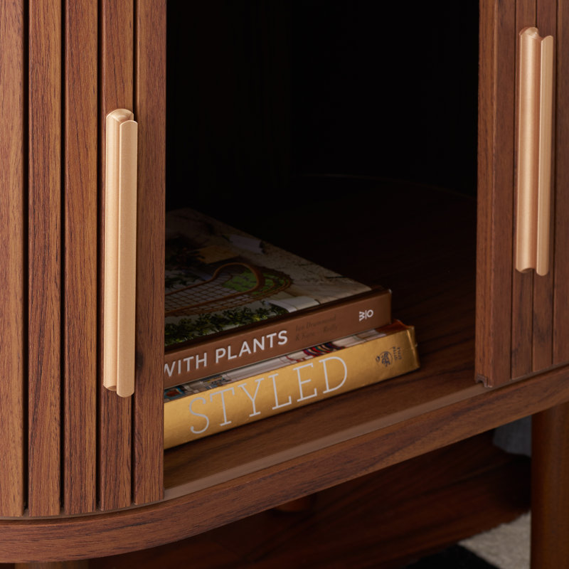 Cestar 21.65'' W Nightstand, Walnut