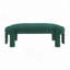 Banc rembourré en velours-555085332