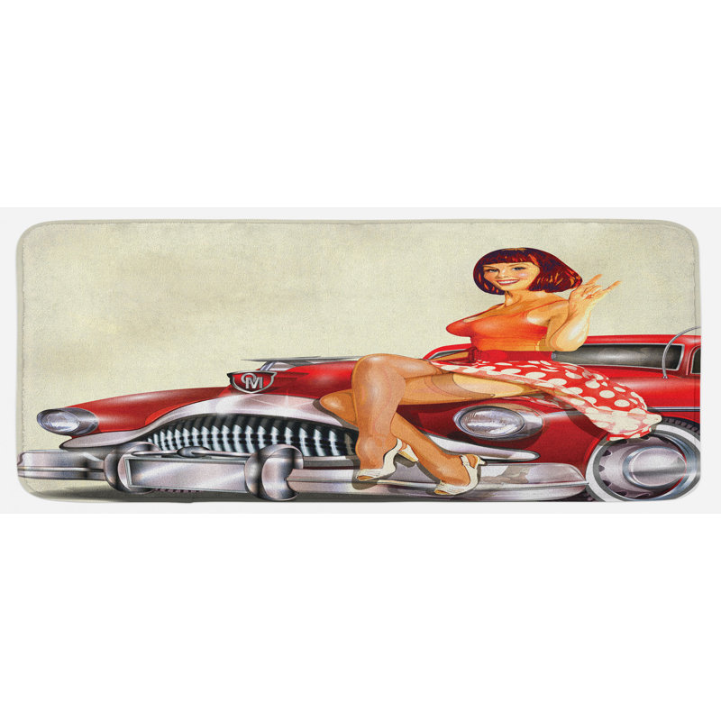 Tapis de cuisine Pin Up Girl
