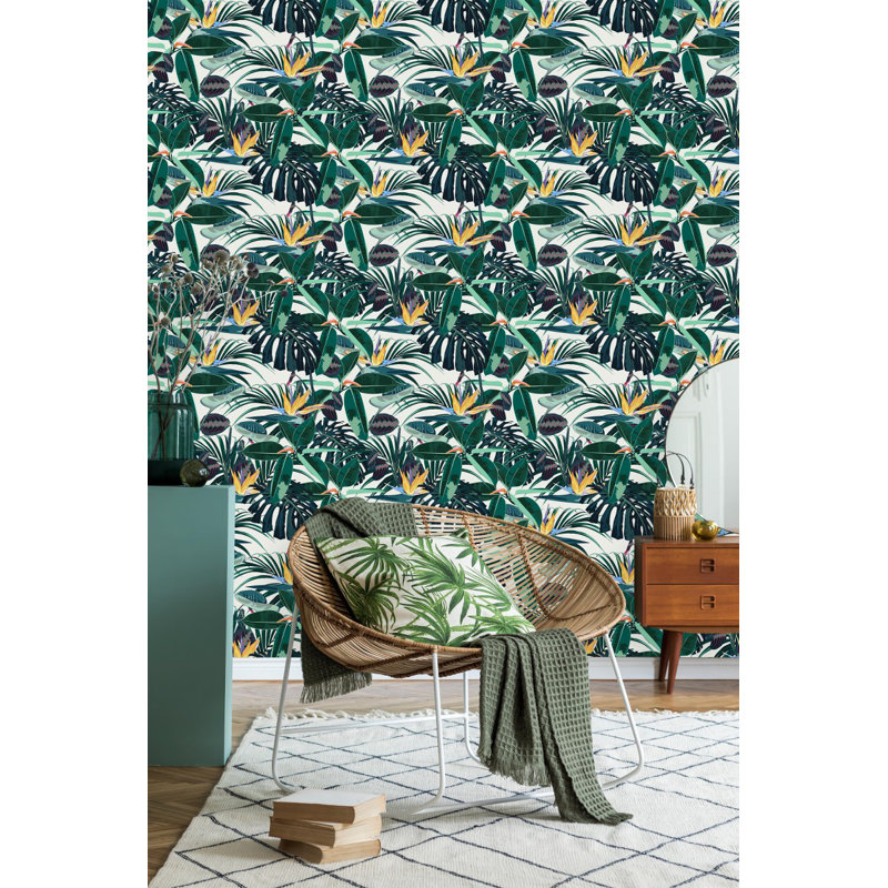 Panneau de papier peint Kimiaki, L 2,08 pi x L 10,42 pi