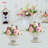 2.6"H Short Metal Table Wedding Vase