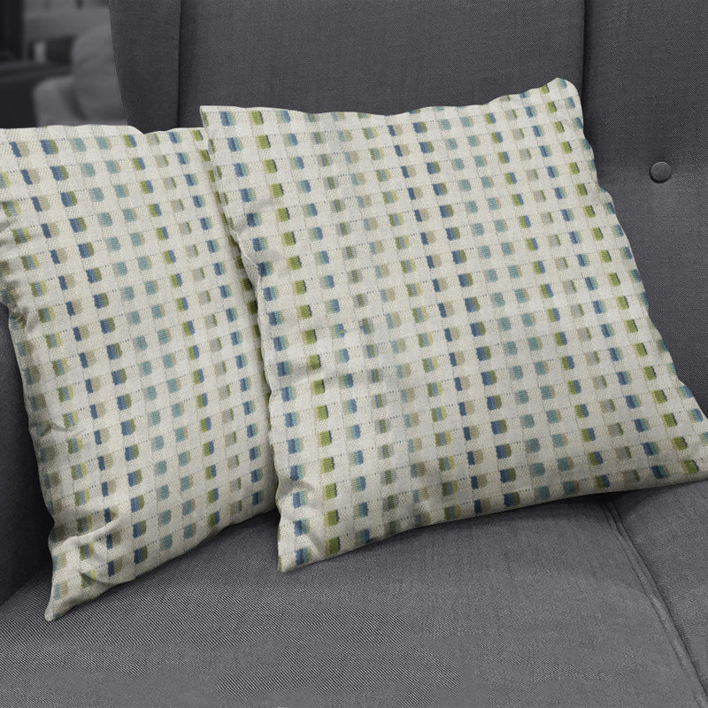 Tissu Pledge, Bleu et vert