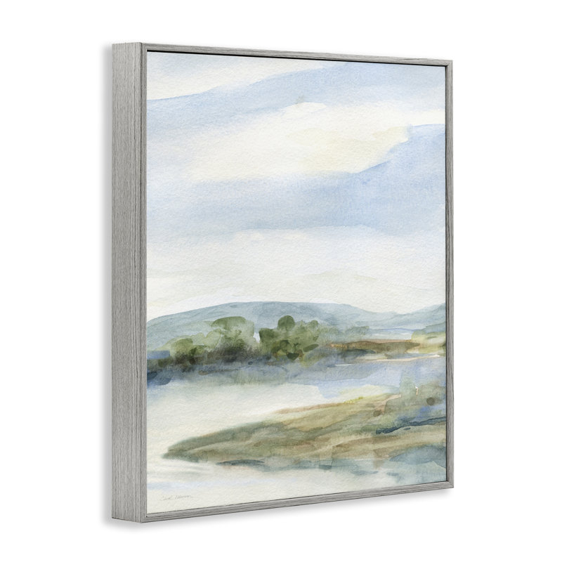 Impression de giclée encadrée, impression de Natural Hills Gray, design par Carol Robinson, H 30 po x l 24 po