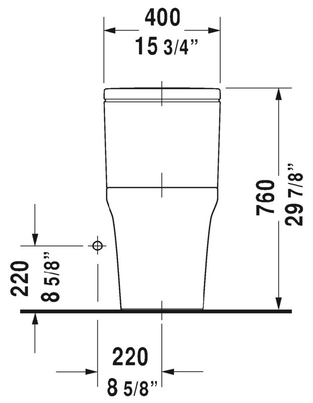 Toilette allongée une pièce 1,28 gpf (économe en eau) avec chasse à haute efficacité (siège non inclus) P3 Comforts