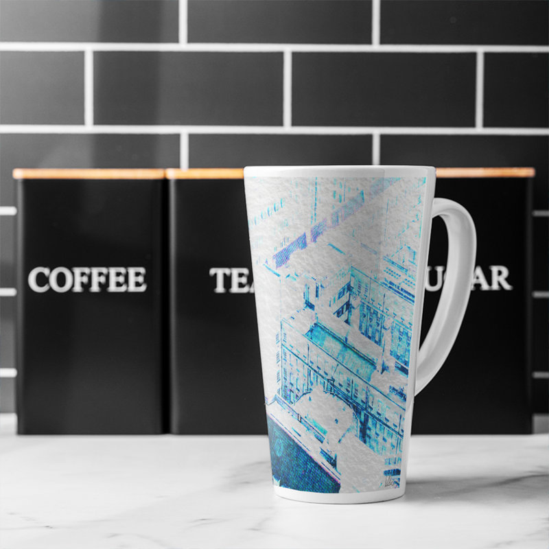 Ceramic Coffee Mug, Blue