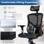 Chaise de travail en filet Aidah