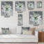 Flower Cleome Splash I - Horloge murale traditionnelle-2143703701