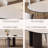 Oval simple sintered stone dining table set-109023631