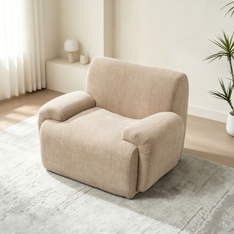 Fauteuil Chenille, Taupe