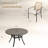 6-Person Round Outdoor Patio Dining Set With Stackable Armchair-1631144502
