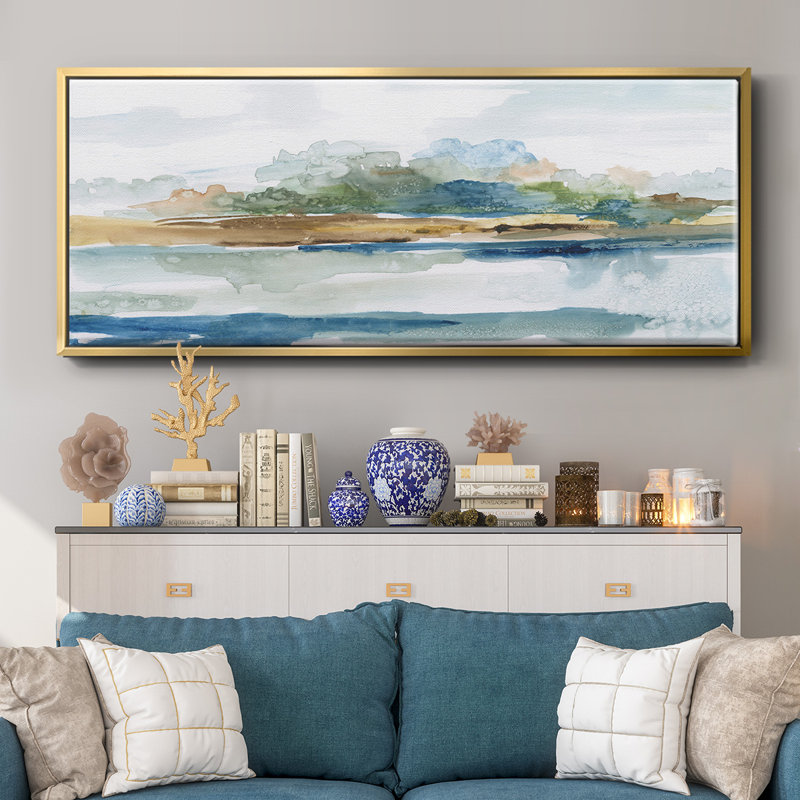 Blue Solace- Framed Canvas