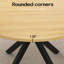 Beech Round Dining Table-497877930
