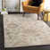 Camden Oriental Handmade Tufted Wool Light Gray/Khaki/Cream Area Rug