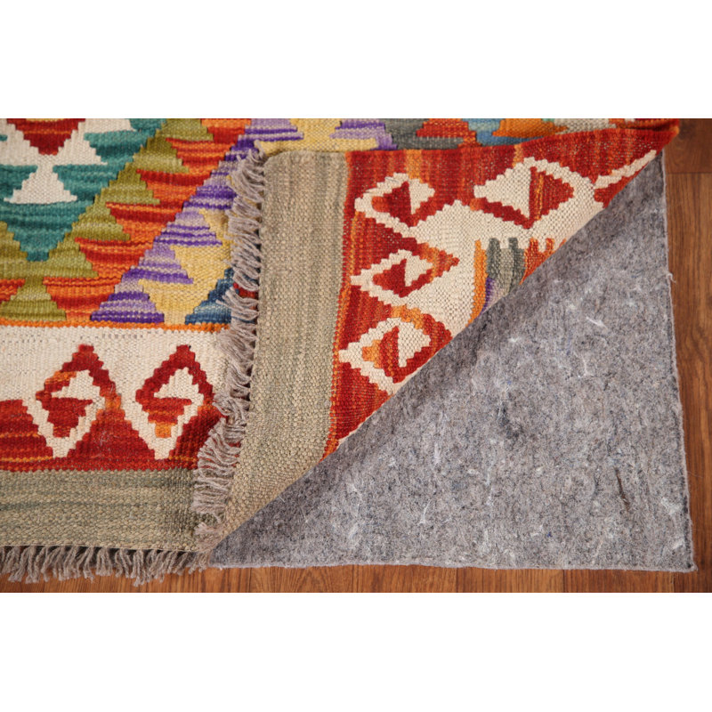 Tapis décoratif multicolore kilim oriental 4 x 6