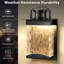 Matte Black Integrated LED Outdoor Sconce