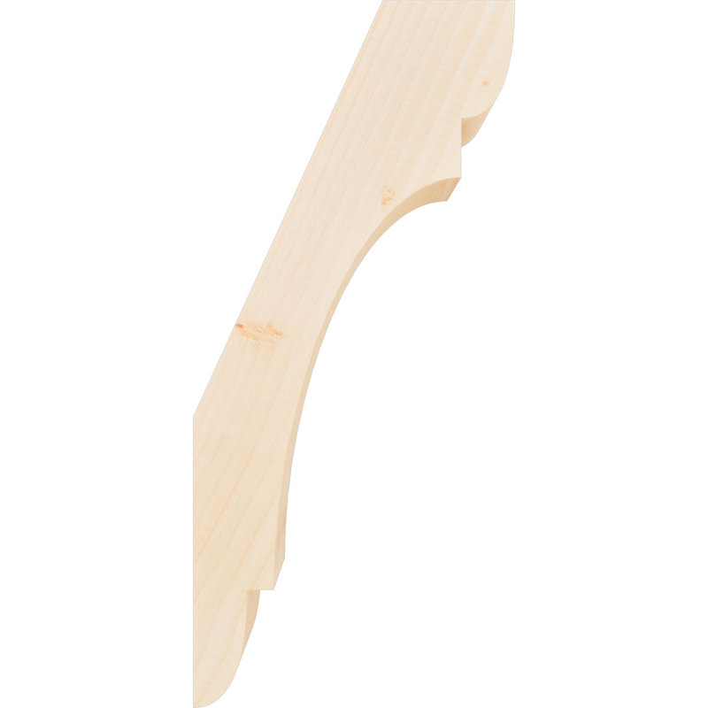 Attelle de genou olympique, Sapin de Douglas, Attelle lisse, H 22 po x l 3,5 po x P 10 po