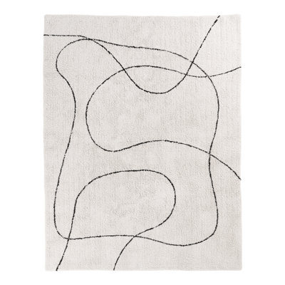 Rosalez Abstract Cotton Area Rug