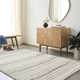 Rectangle Demie Hand-Tufted Wool Area Rug in Light Gray/Beige