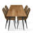 Tapscott 5-Piece Stain Resistant Upholstered Dining Set-1342785138