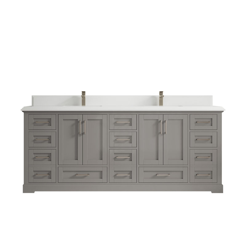Ensemble de meuble-lavabo double 84 po Esin