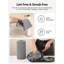 Rouleau de chiffon de nettoyage en microfibre gris, 12 pouces, 60 feuilles - 2 rouleaux, réutilisable, lavable à la machine, super absorbant, non pelucheux, conception déchirable