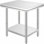 Table de préparation au travail en acier inoxydable 24 po x 24 po VEVOR