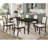 Alexander Black Rectangular Extension Leaf Dining Table