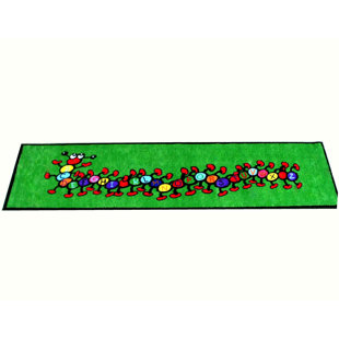 Tapis vert/rouge