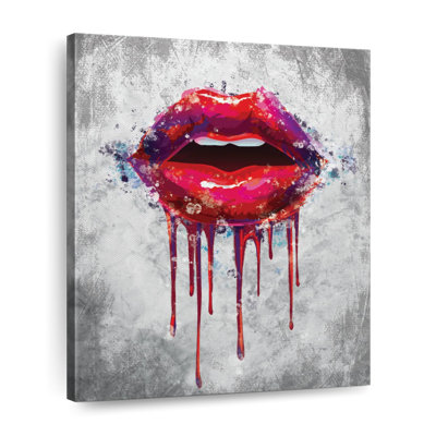 Goutte à peinture Lips