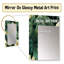 Amiera Monstera Elegance, motif tropical - miroir mural unique, botanique, floral-1010846452