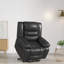 Fauteuil inclinable électrique en similicuir de 38,2 po Serlin pour personnes âgées avec poche latérale et télécommande-874526682