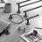 Latitude II Wall Mounted Towel Rack | Hotel Style Stainless Steel Towel Rack with Towel Bar-40647026-30549735