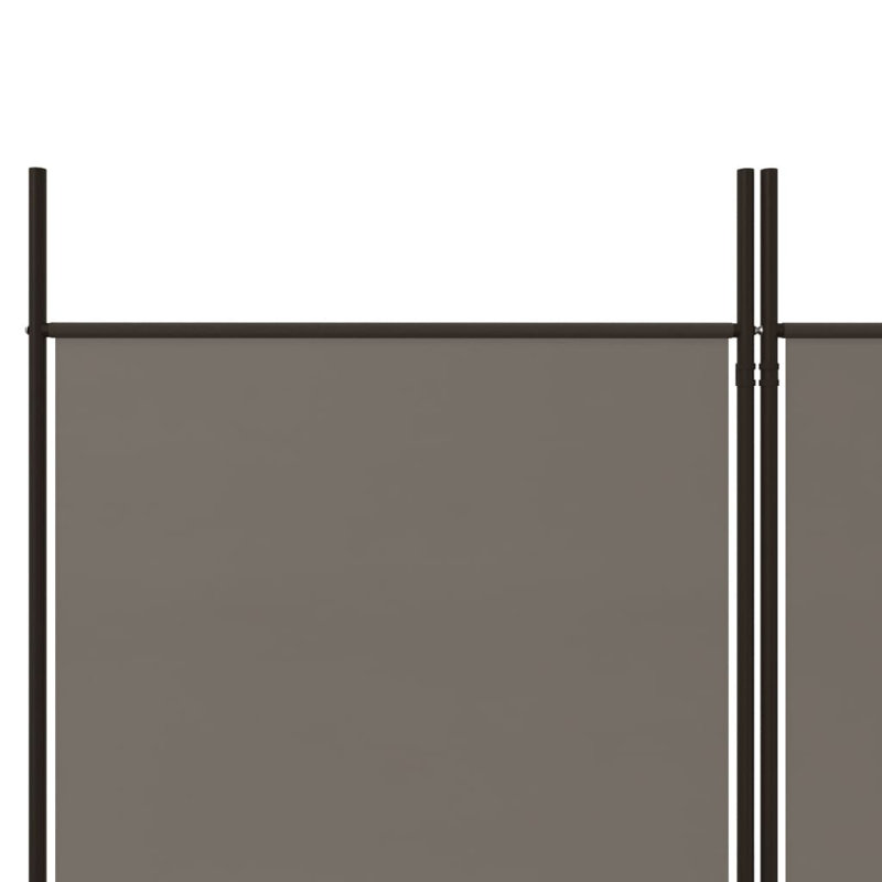 Cloison pliante Rikkea, Anthracite, 6, H 78,7 po x l 118,1 po