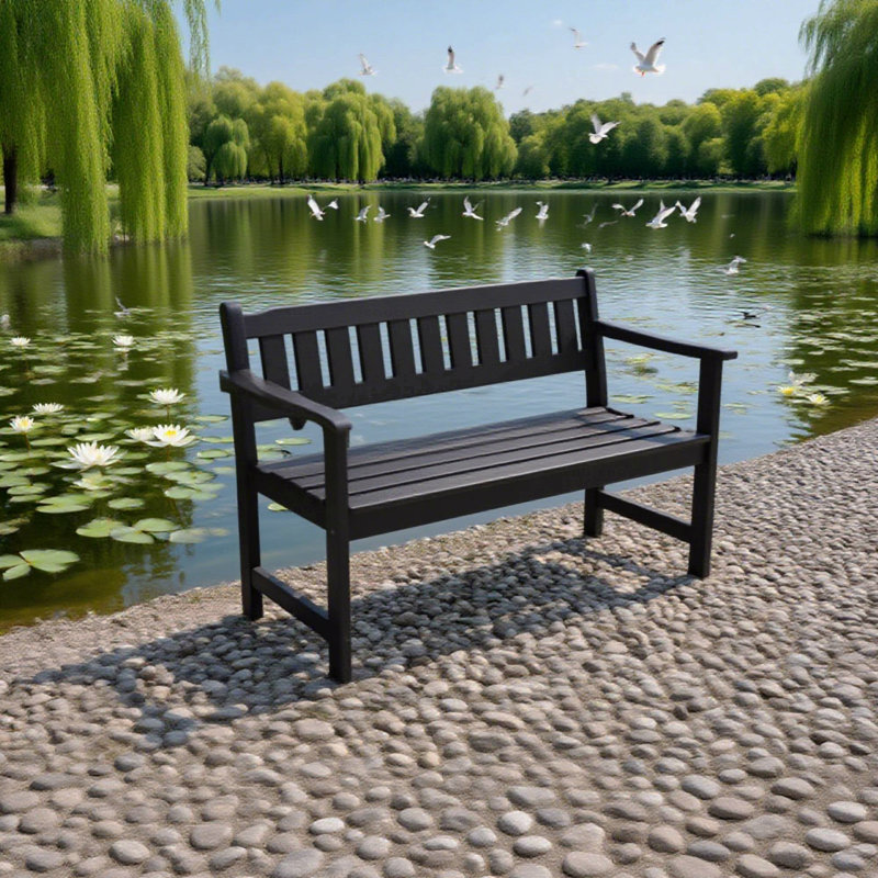 Banc d'extérieur, écologique et recyclable, Brun