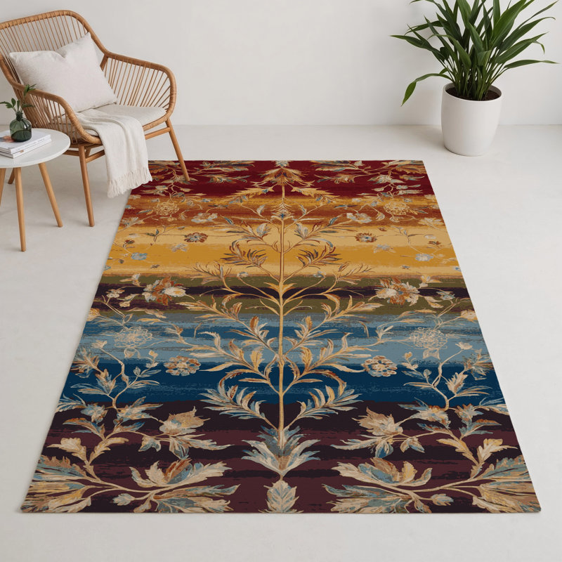 Tapis d'intérieur et d'extérieur brun Nature, Rectangle 9 pi x 12 pi