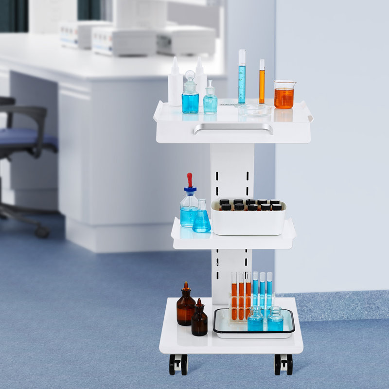 Chariot de laboratoire H 29,21 x l 16,14