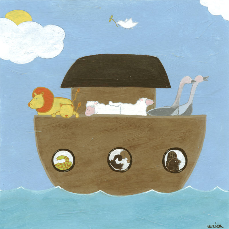 Noahs Ark II - Wrapped Canvas Print, 122cm H x 122cm W