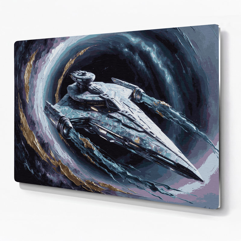 Art mural gris Sci Fi Interstellar