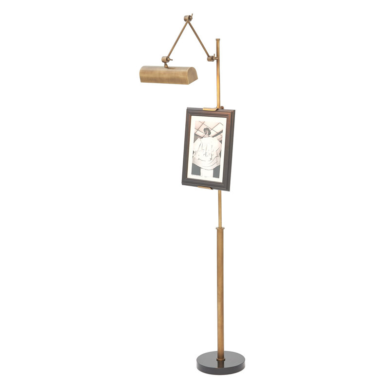 LED Swing Arm Floor Lamp