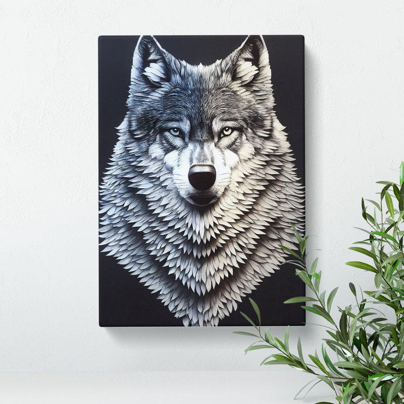 Wolf Spikes No.2 - Wrapped Canvas, 60cm H x 40cm W x 3cm D