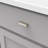 Streamline Collection Rectangular Pull - 1-1/4" Center to Center Cabinet Pull Toasted Nickel - Contemporary Hardware for Drawers & Cabinets-36901241-111202166