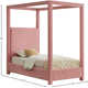 Upholstered Canopy Bed