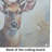 Deer Glass Cutting Board Large