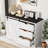 Farmhouse Sideboard With A Silent Sliding Door And Three Drawers-847021652