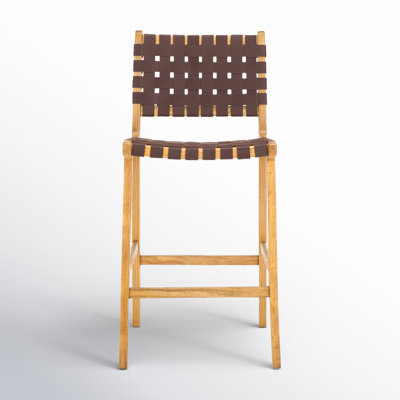 Alston Upholstered Counter Stool with Solid Wood Frame