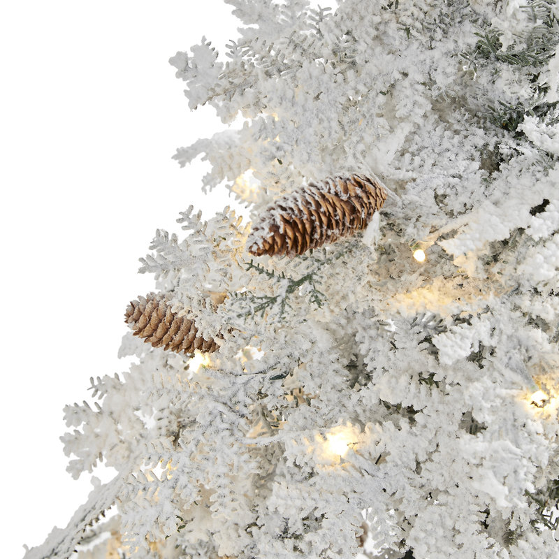 Lighted Artificial Christmas Tree, 5' H