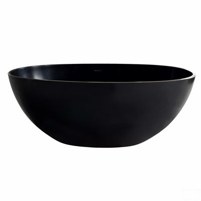 55"  Solid Surface Deep Soaking Bathtub