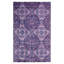 Tapis géométrique en laine / viscose touffeté à la main Kouerga-709728849