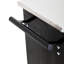 Chariot multi noir et rouge avec clins amovibles et armoire verrouillable 4 outils, 2 freins