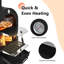 Iron Freestanding Wood-Fired Pizza Oven in Black